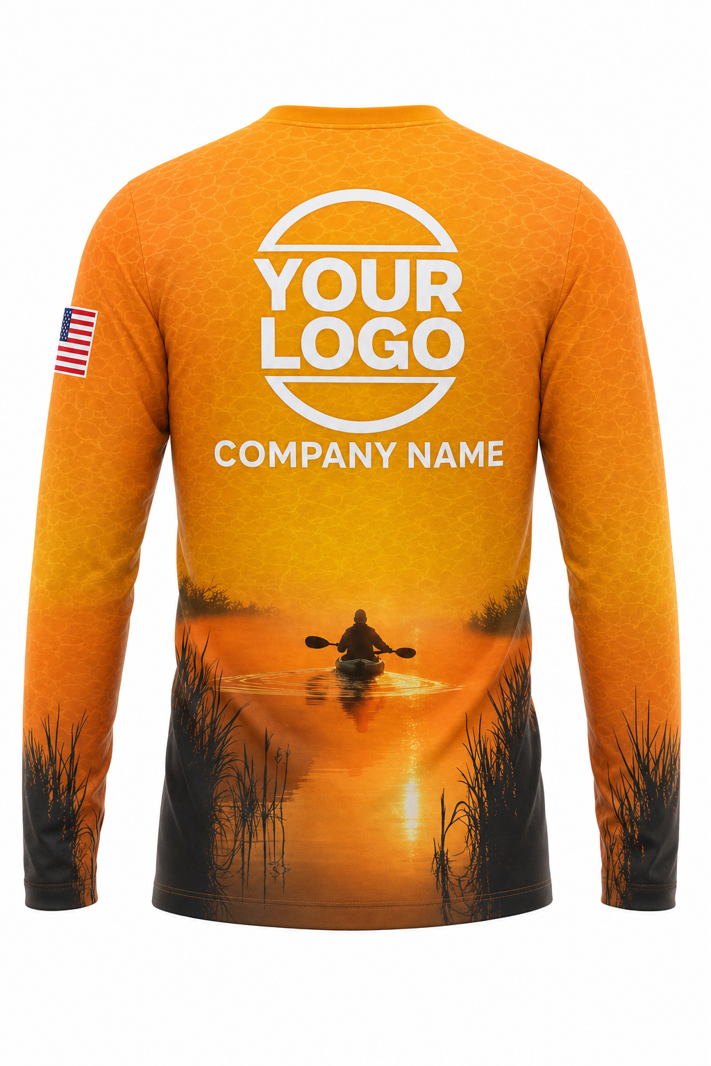 Aqua Signature Crew — Long Sleeve #02 back