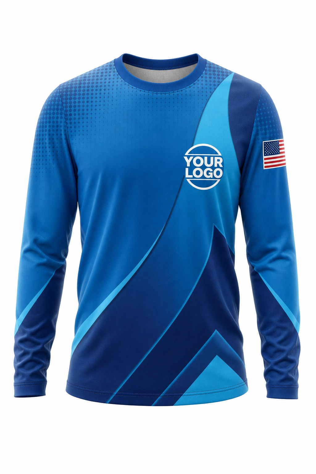 Geo Signature Crew — Long Sleeve #03