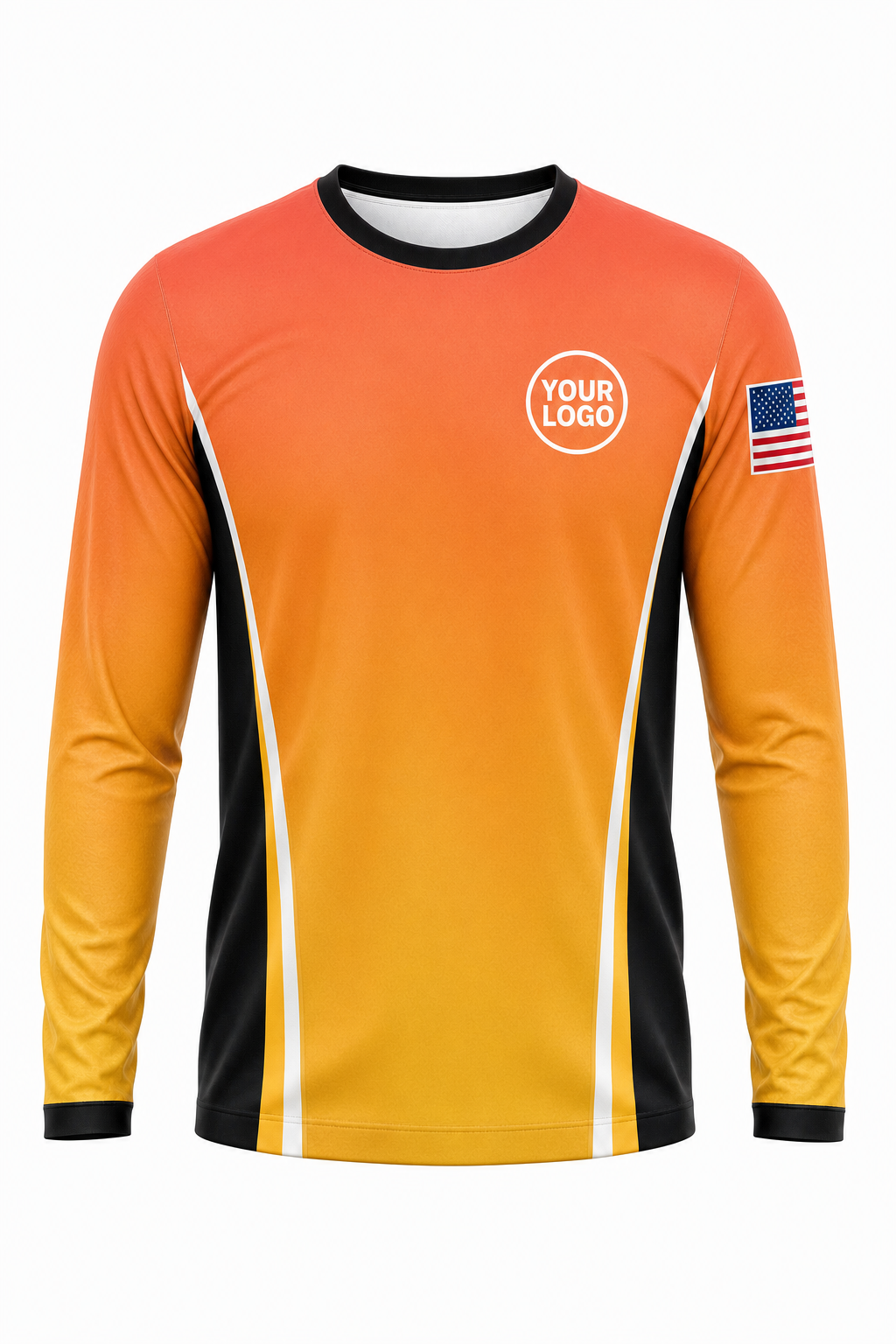 Gradient Signature Crew — Long Sleeve #01 front
