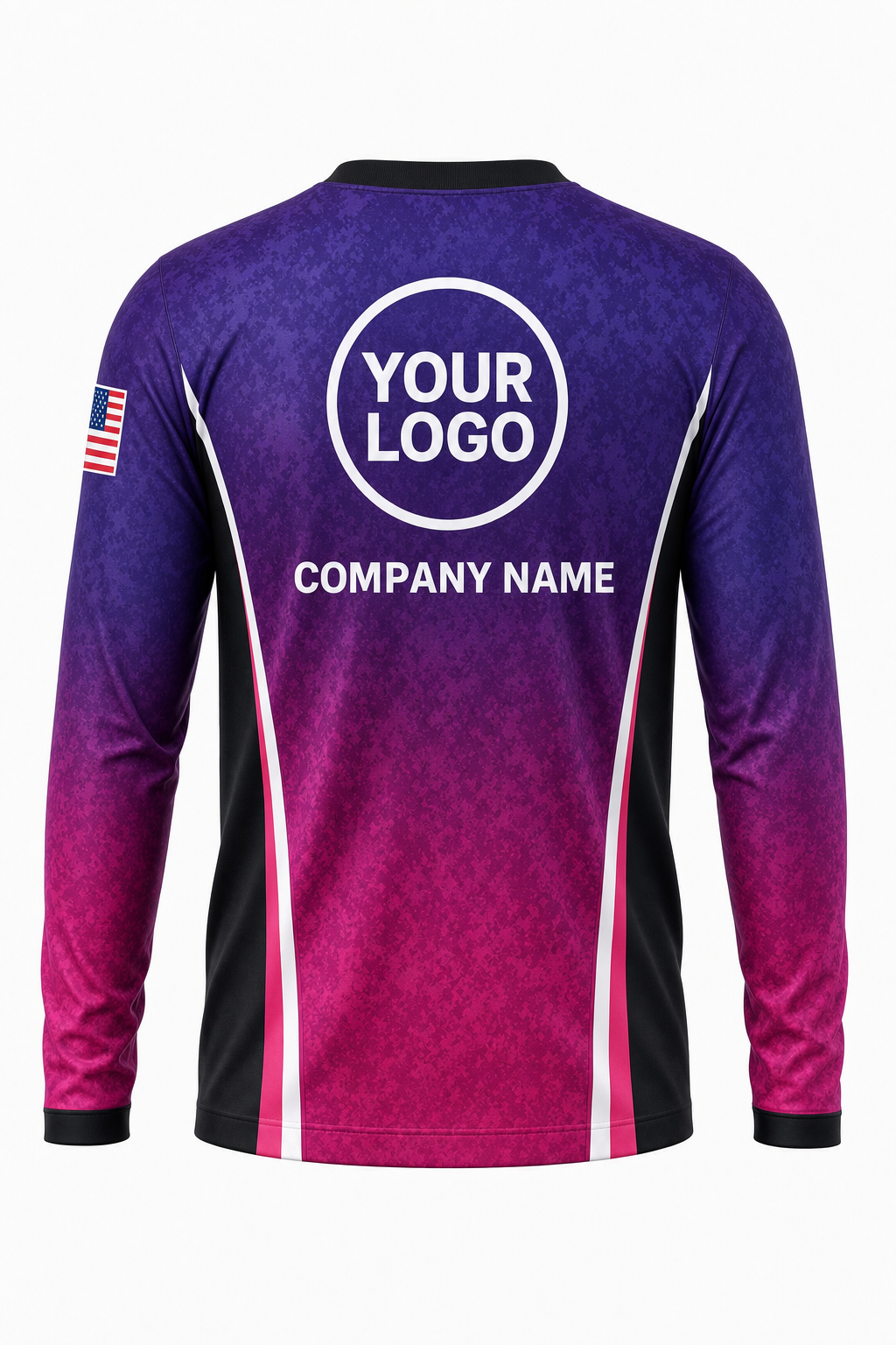 Gradient Signature Crew — Long Sleeve #03 back