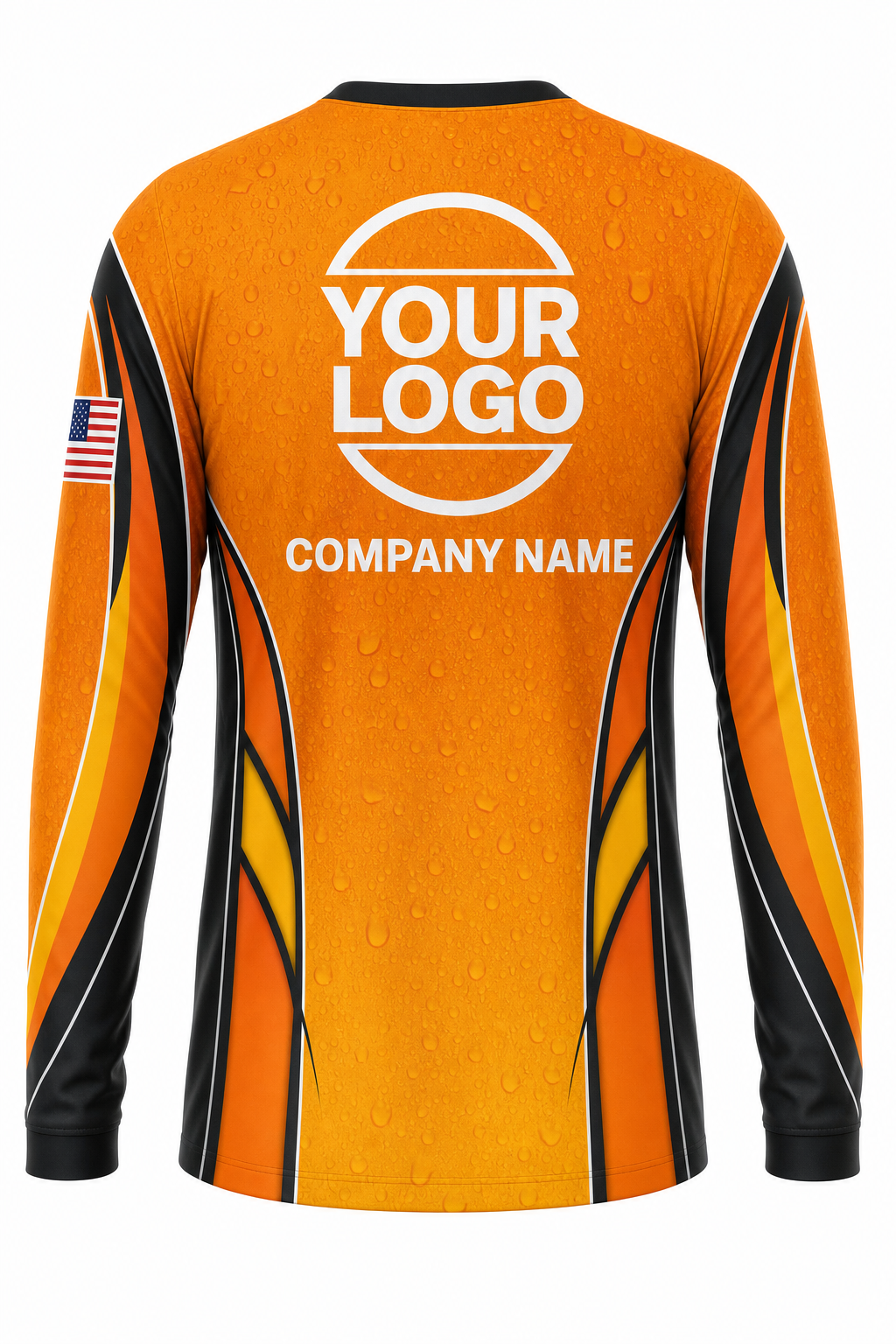Aqua Signature Crew — Long Sleeve #05 back