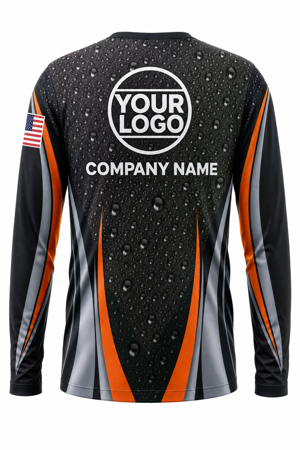 Aqua Signature Crew — Long Sleeve #06 back