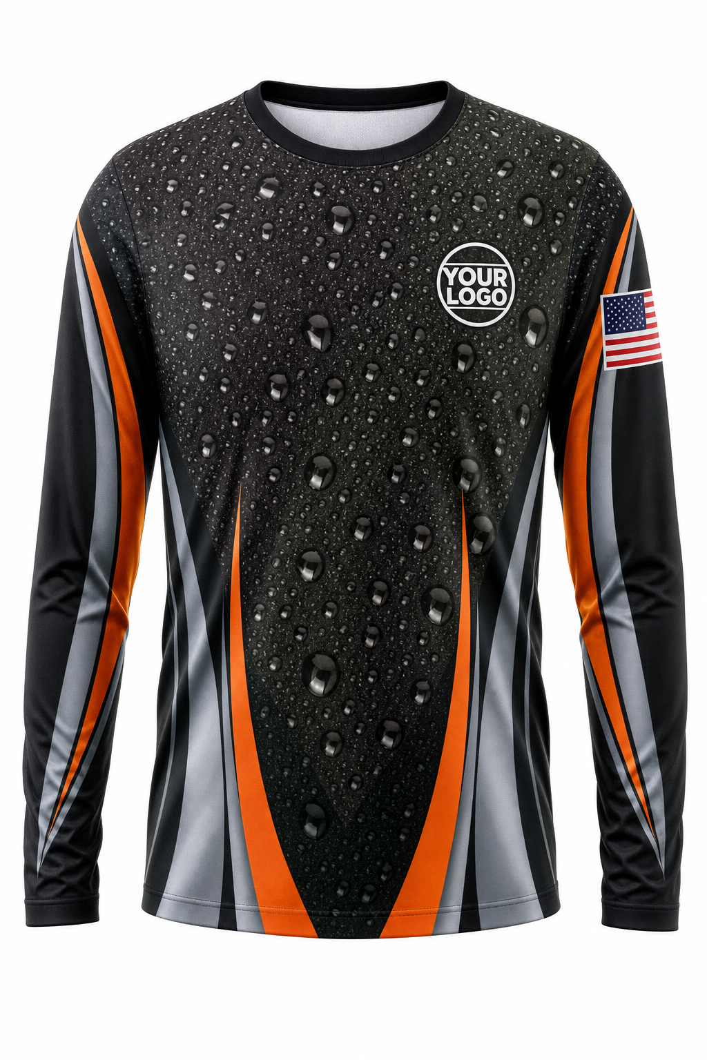 Aqua Signature Crew — Long Sleeve #06