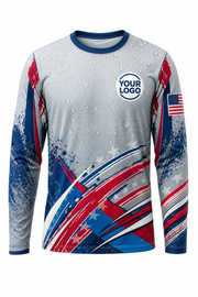 Aqua Signature Crew — Long Sleeve #08