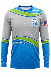 Aqua Signature Crew — Long Sleeve #10