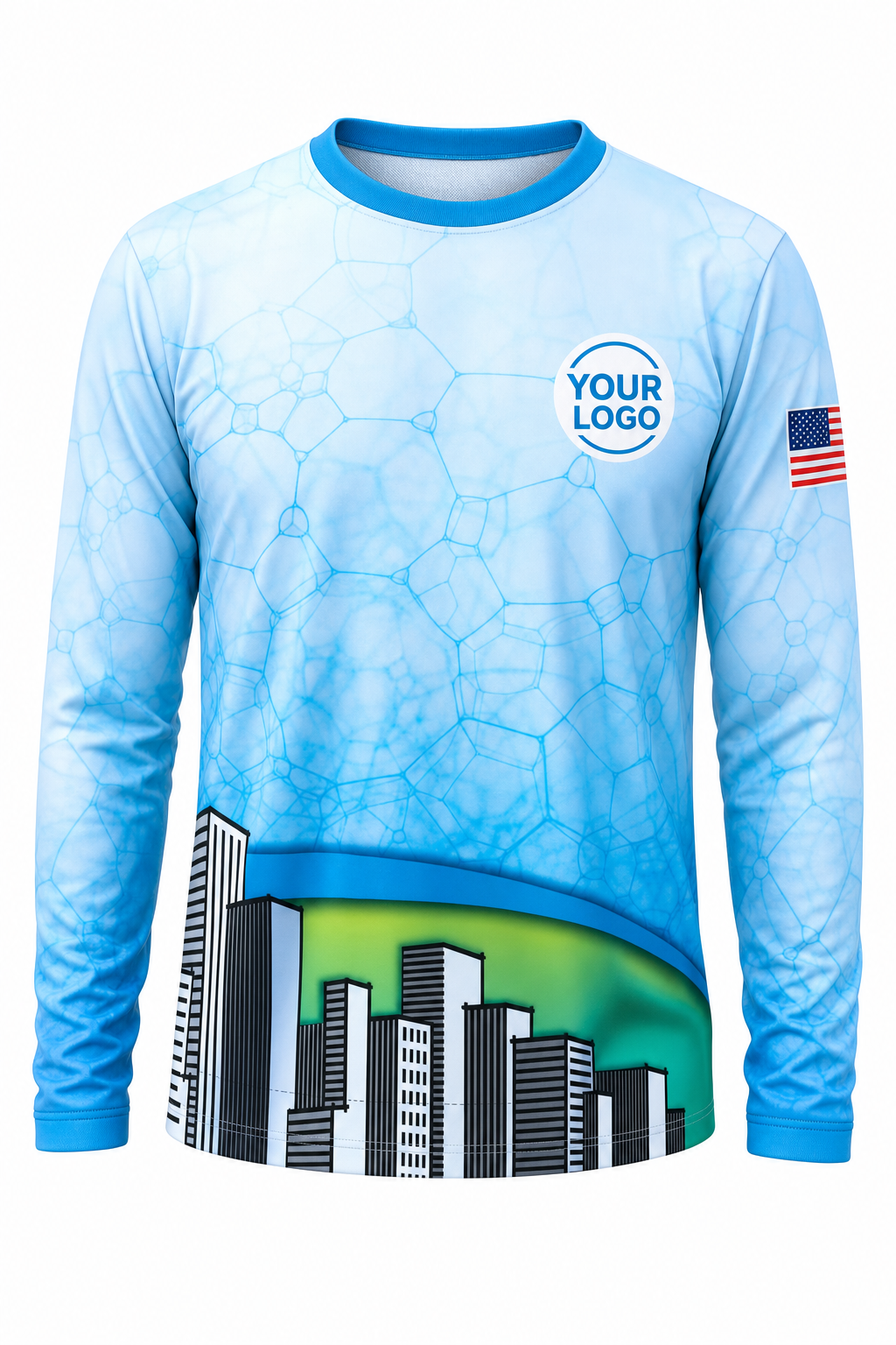 Aqua Signature Crew — Long Sleeve #12