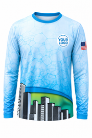 Aqua Signature Crew — Long Sleeve #12