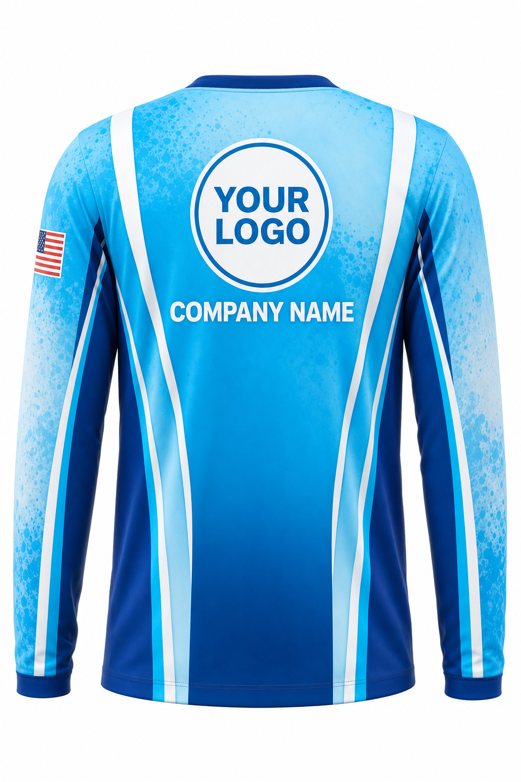 Aqua Signature Crew — Long Sleeve #13 back