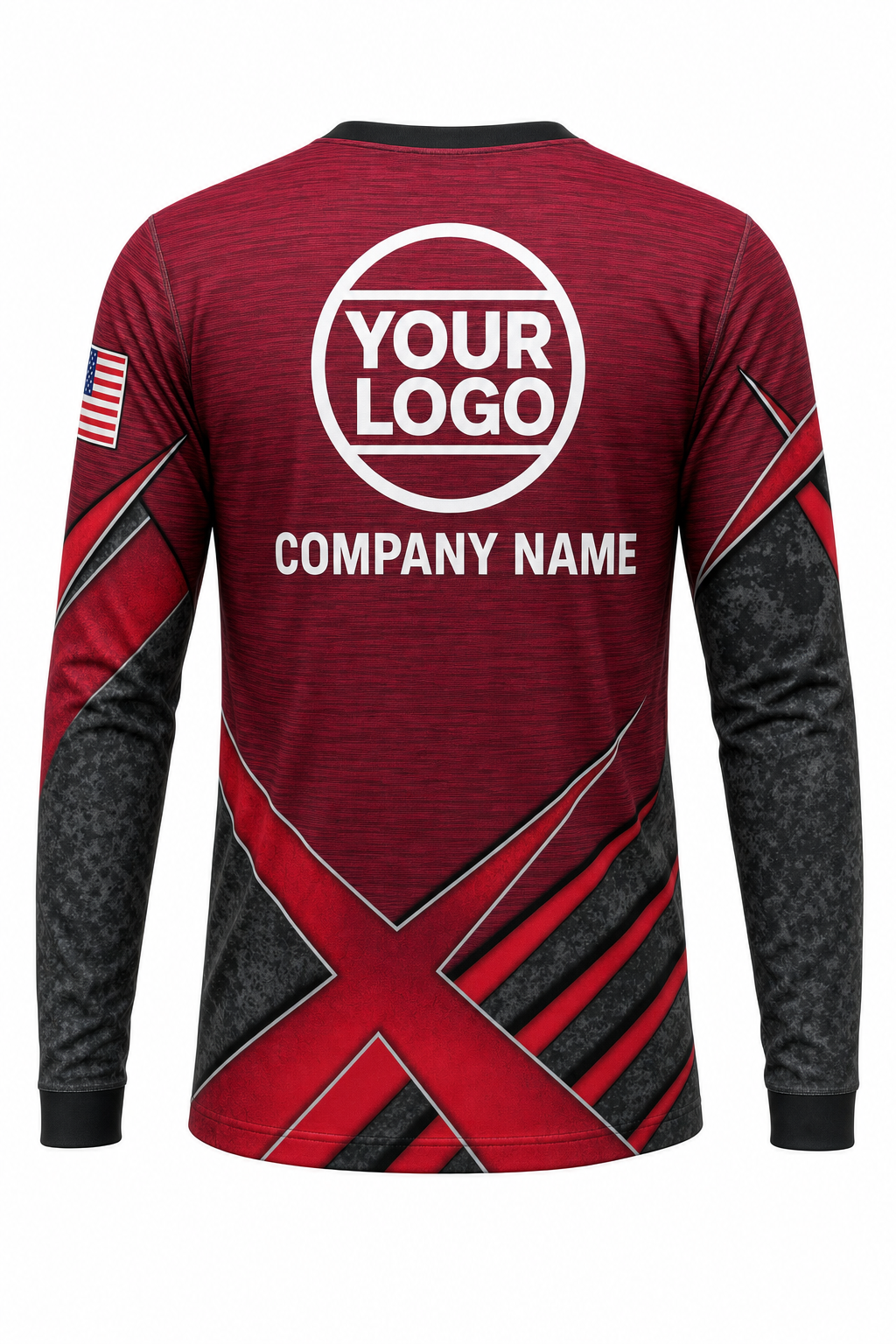 Geo Signature Crew — Long Sleeve #04 back