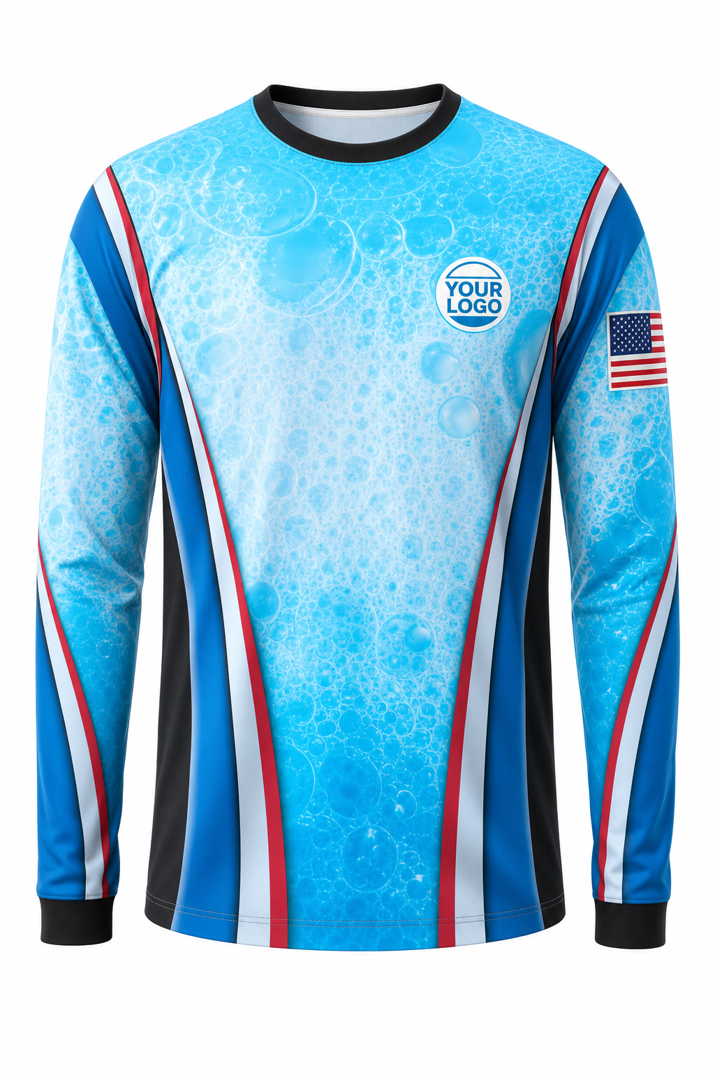 Aqua Signature Crew — Long Sleeve #15