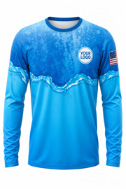 Aqua Signature Crew — Long Sleeve #16