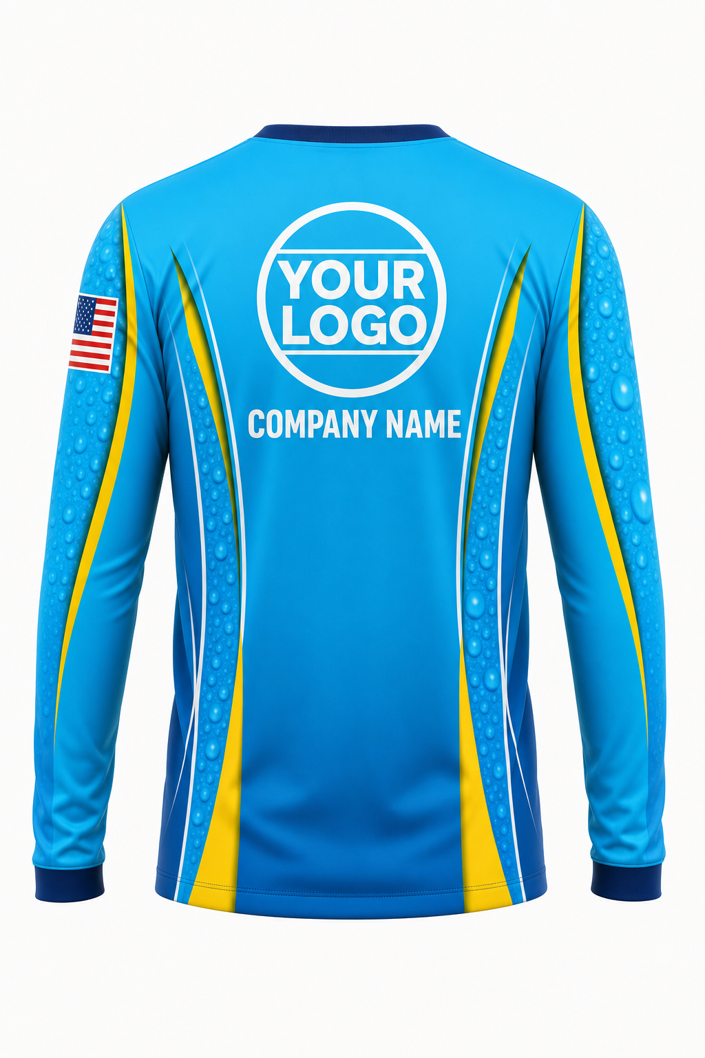 Aqua Signature Crew — Long Sleeve #19 back
