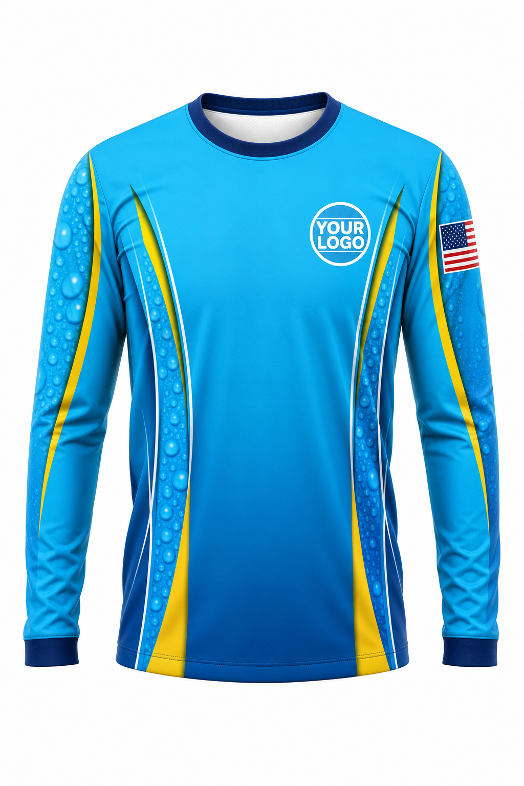 Aqua Signature Crew — Long Sleeve #19