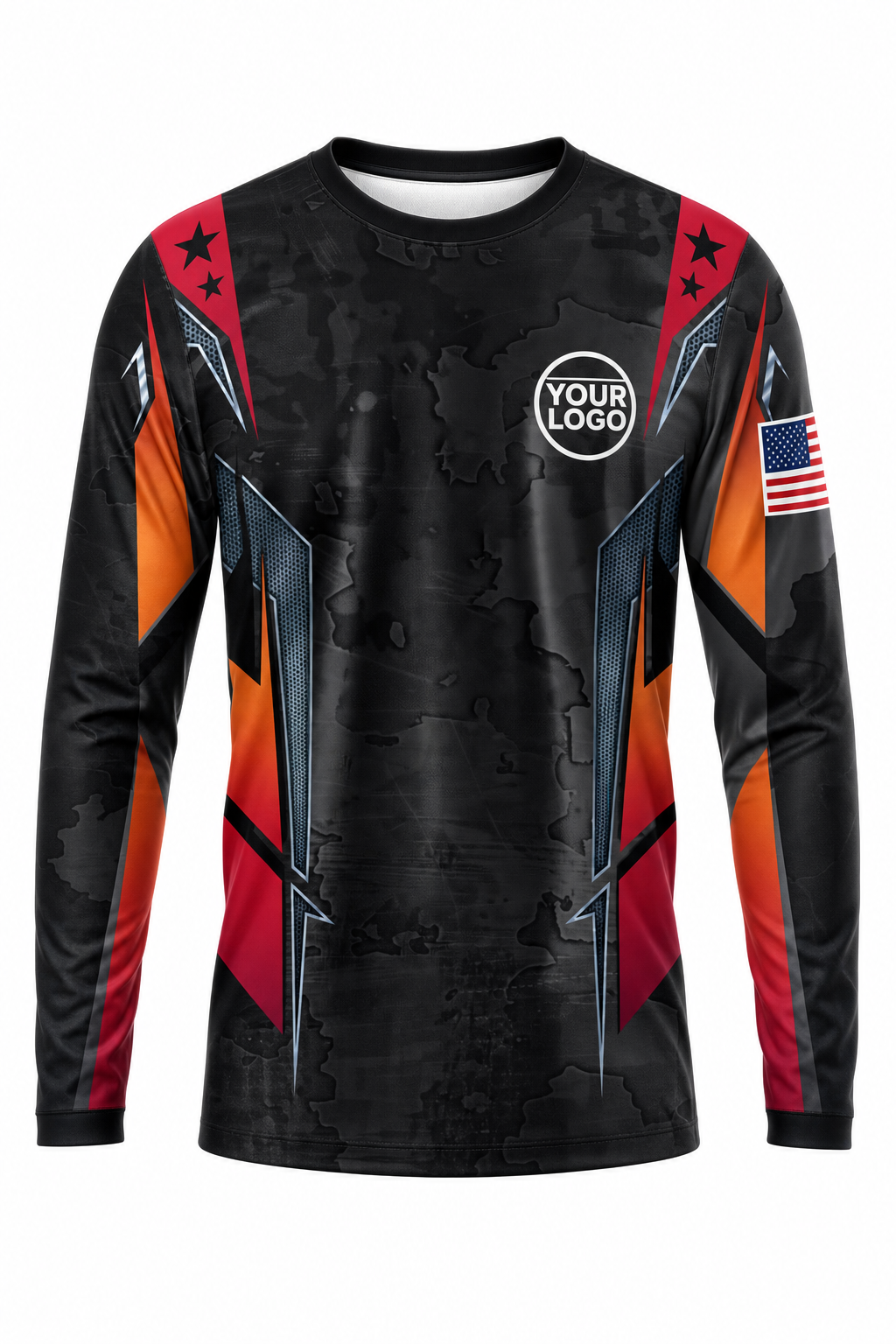 Geo Signature Crew — Long Sleeve #05