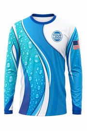 Aqua Signature Crew — Long Sleeve #20
