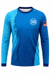 Aqua Signature Crew — Long Sleeve #21