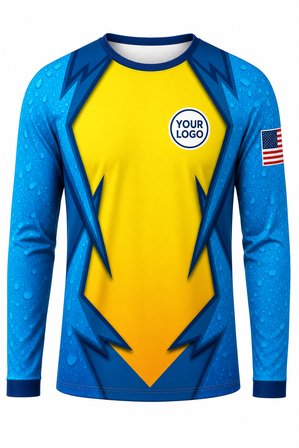Geo Signature Crew — Long Sleeve #06