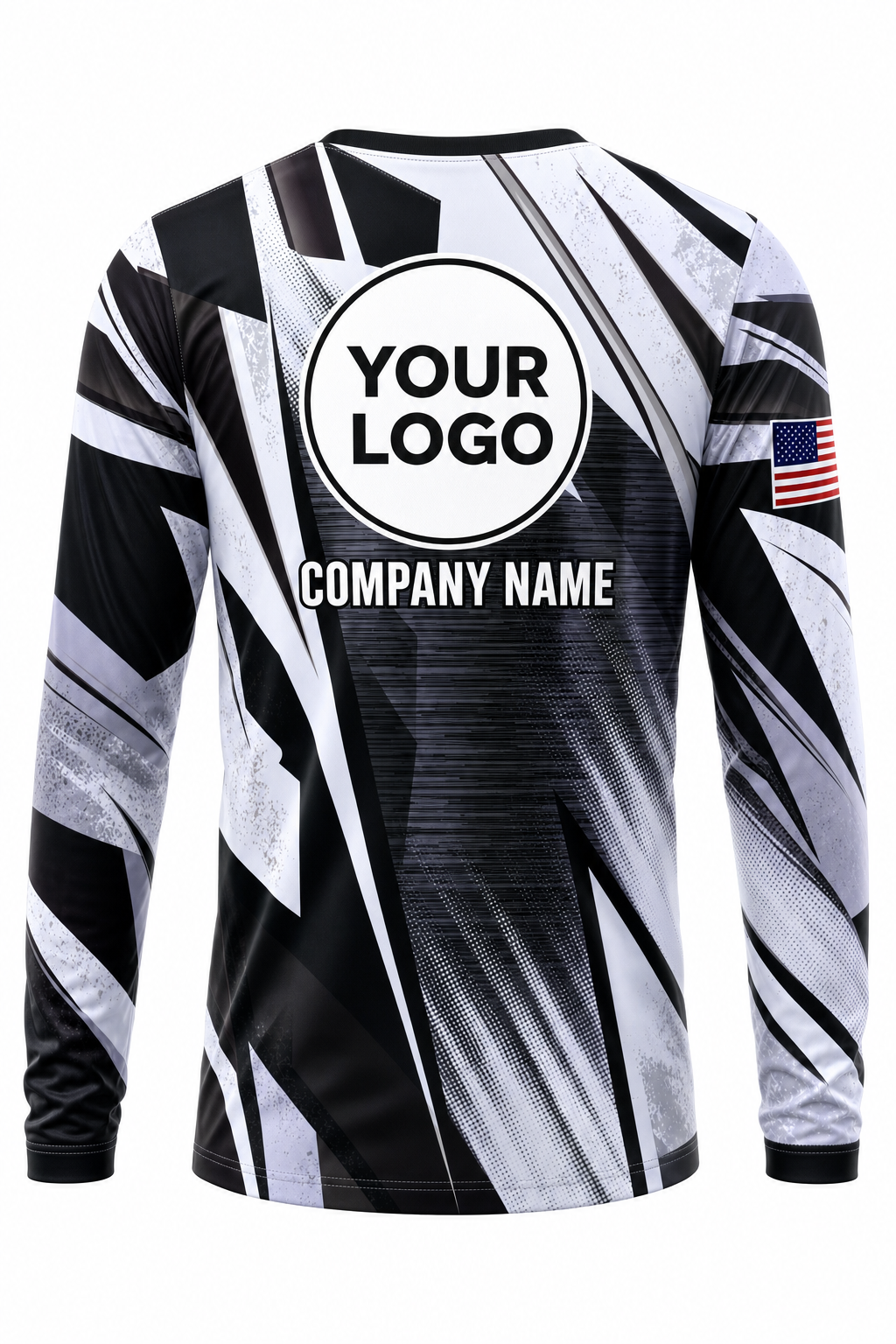 Geo Signature Crew — Long Sleeve #07 back