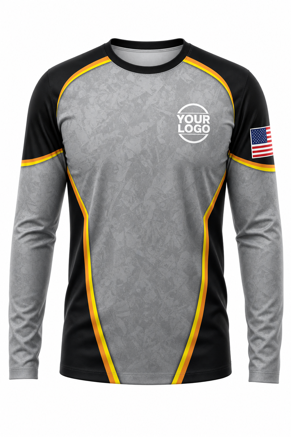 Geo Signature Crew — Long Sleeve #08