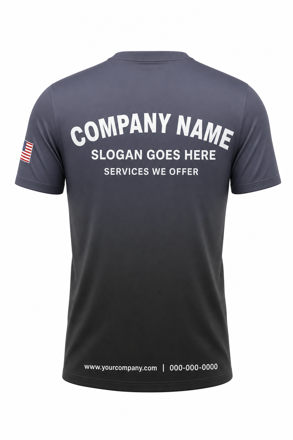 Slate Ash - Crew Uniform back