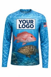 Snapper & Grouper Custom Fishing Team Uniform - custom crew uniform