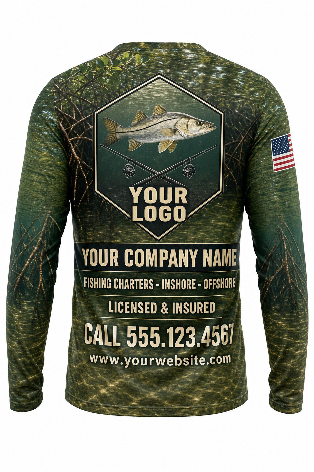Snook Custom Fishing Team Uniform - custom crew uniform