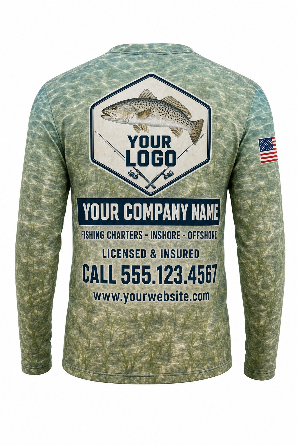 Speckled Trout Custom Fishing Team Uniform - custom crew uniform