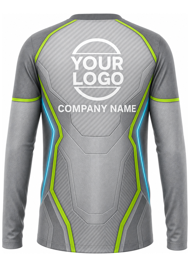 Back — company name and services
