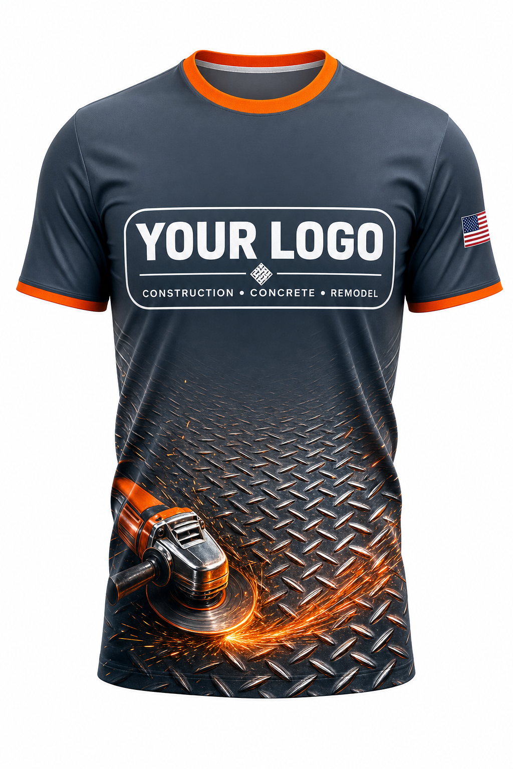 Diamond Plate custom construction crew uniform