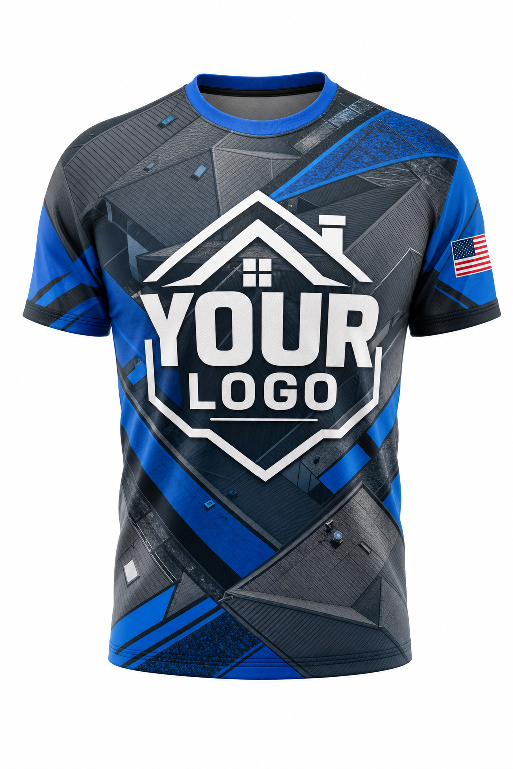 Steel Rooftop custom roof cleaning crew uniform t-shirt — front (tee-front)