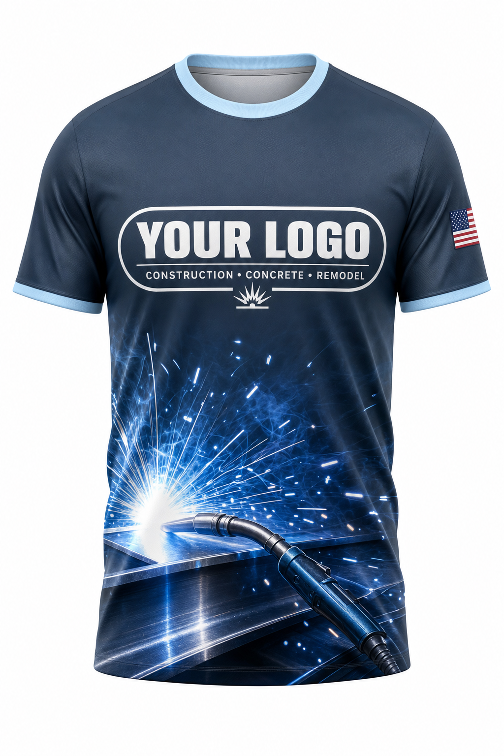 Weld Arc custom construction crew uniform