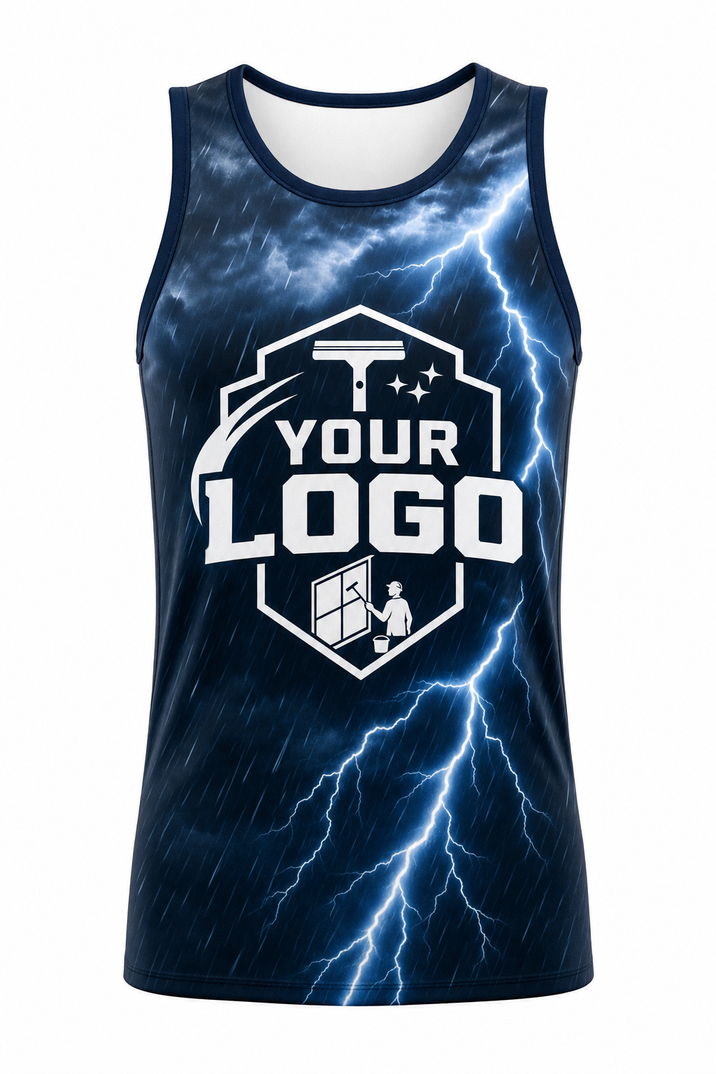Storm Surge custom window cleaning crew uniform Tank Top — front