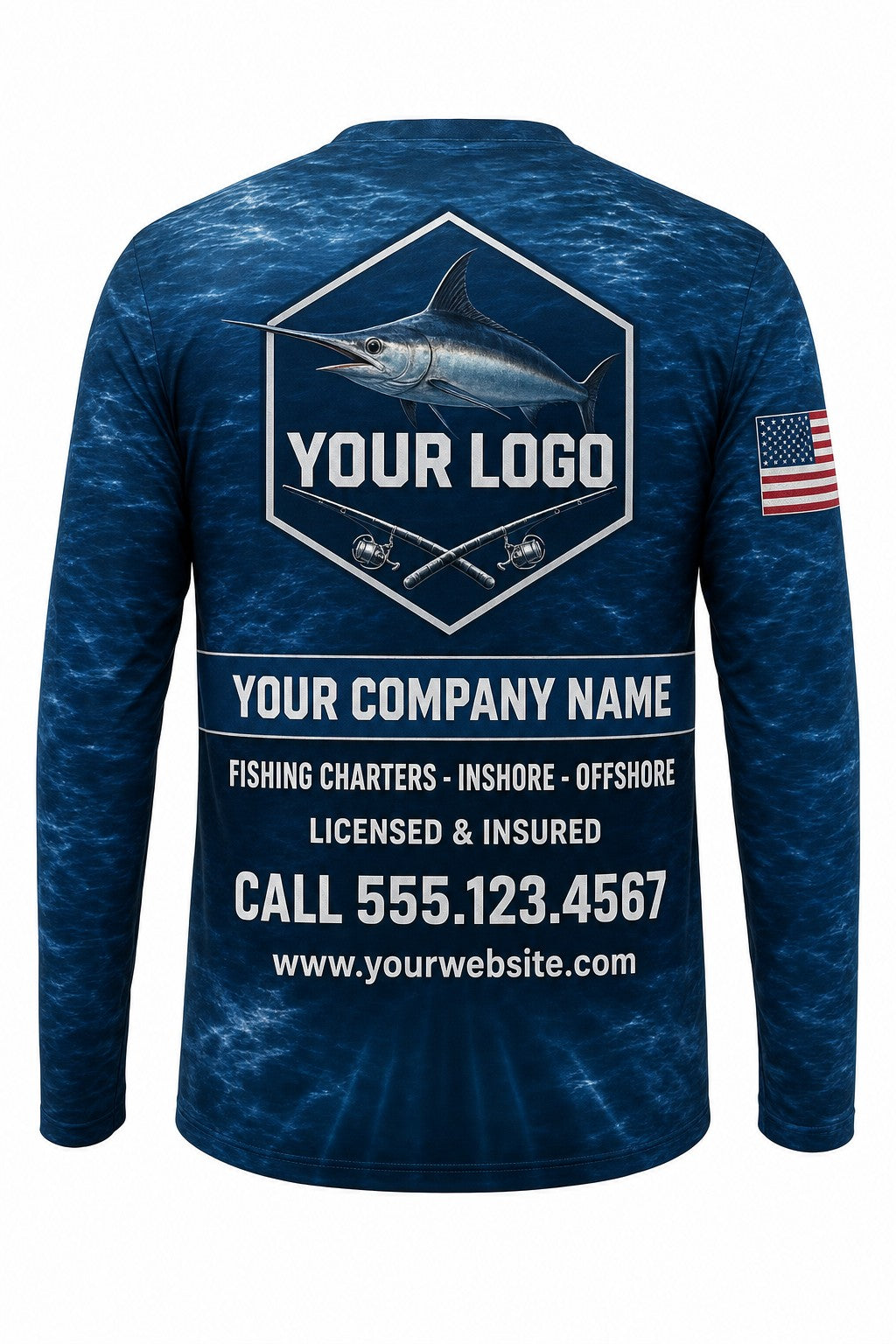 Swordfish Custom Fishing Team Uniform - custom crew uniform