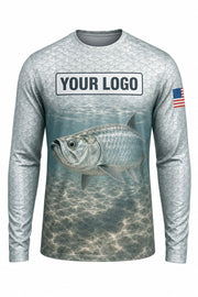 Tarpon Scale Wrap Custom Fishing Team Uniform - custom crew uniform