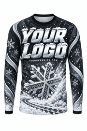 Graphite Ice A custom snow removal crew uniform, long sleeve front view
