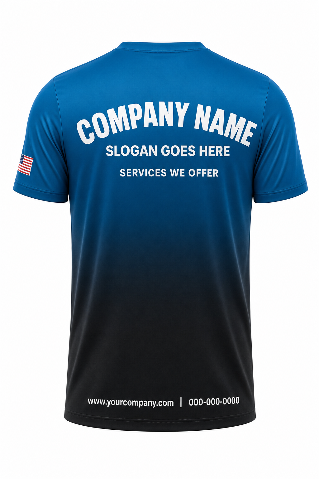 Teal Shadow - Crew Uniform back