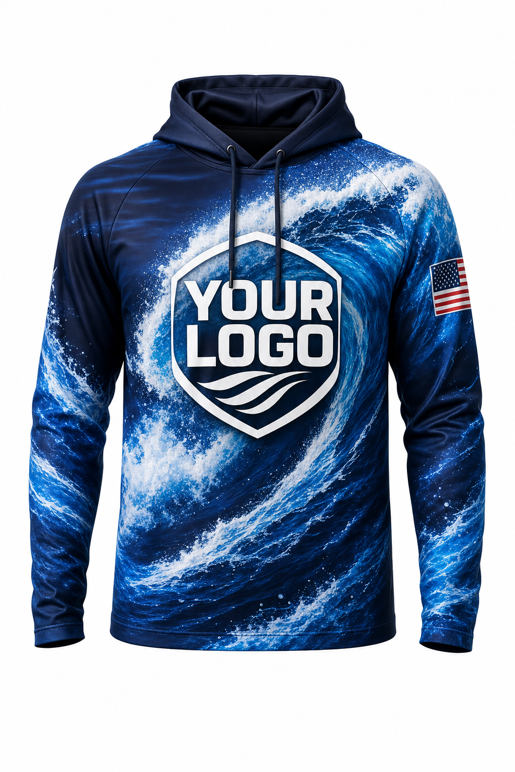 Tidal Power custom roof cleaning & pressure washing crew uniform Hoodie — front