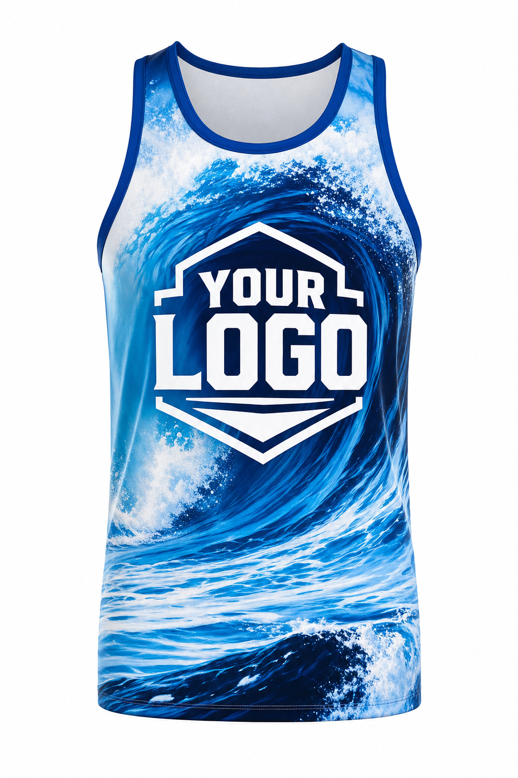 Tidal Wave custom window cleaning crew uniform Tank Top — front