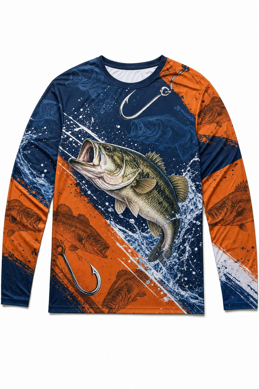 Bass Tournament Fishing Jersey - custom crew uniform