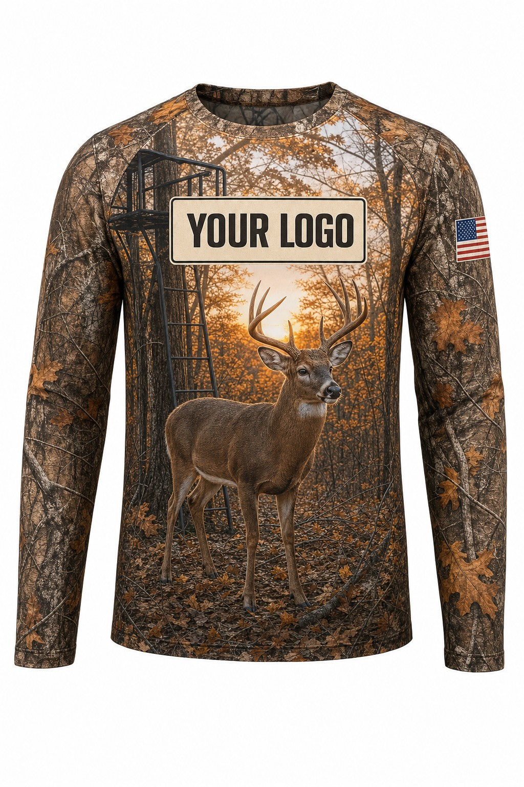 Treestand Sunrise Buck Custom Hunting Team Uniform - custom crew uniform