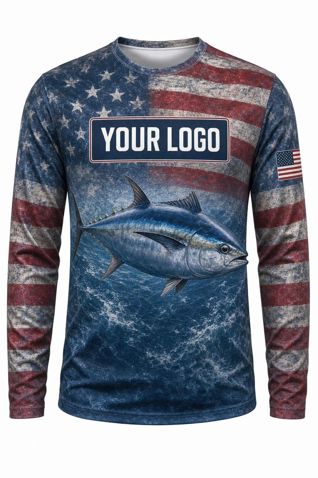 Tuna Flag Custom Fishing Team Uniform - custom crew uniform