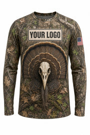 Turkey Fan Skull Custom Hunting Team Uniform - custom crew uniform