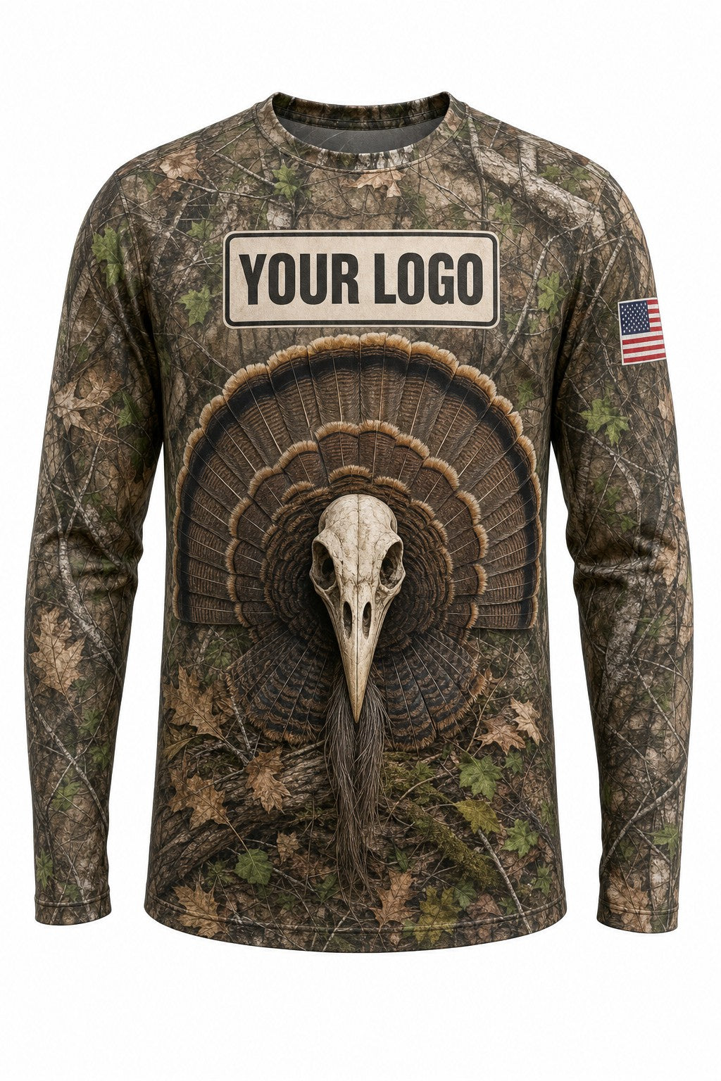 Turkey Fan Skull Custom Hunting Team Uniform - custom crew uniform