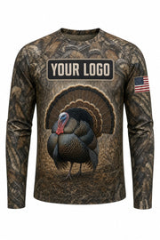 Turkey Feather Wrap Custom Hunting Team Uniform - custom crew uniform
