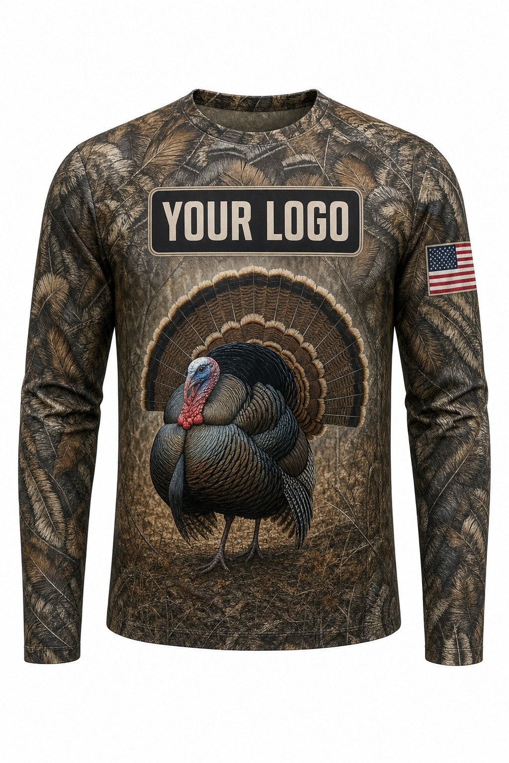 Turkey Feather Wrap Custom Hunting Team Uniform - custom crew uniform
