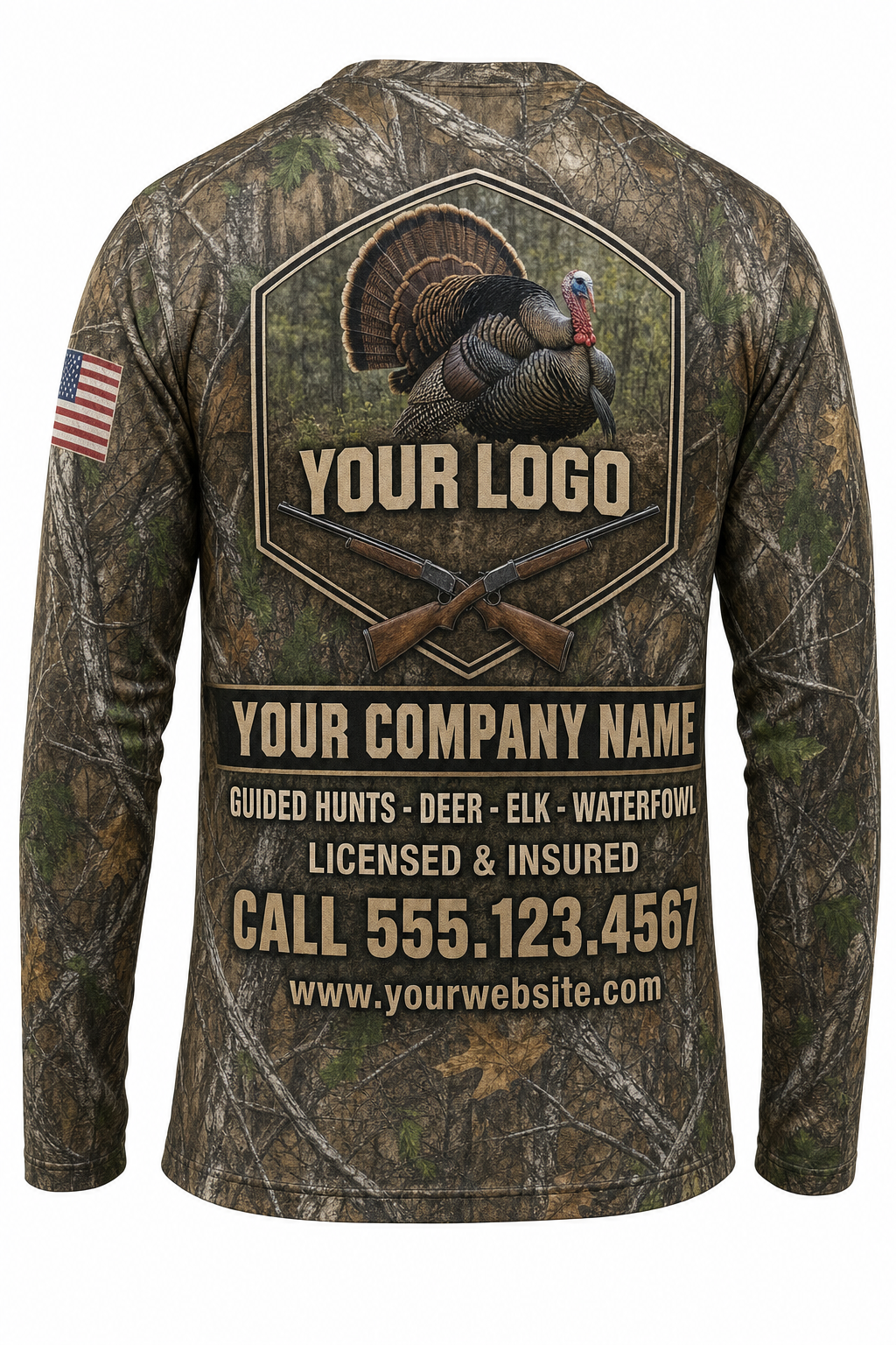 Strutting Tom Turkey Custom Hunting Team Uniform - custom crew uniform