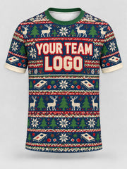 Ugly Sweater Bags custom cornhole team jersey, front