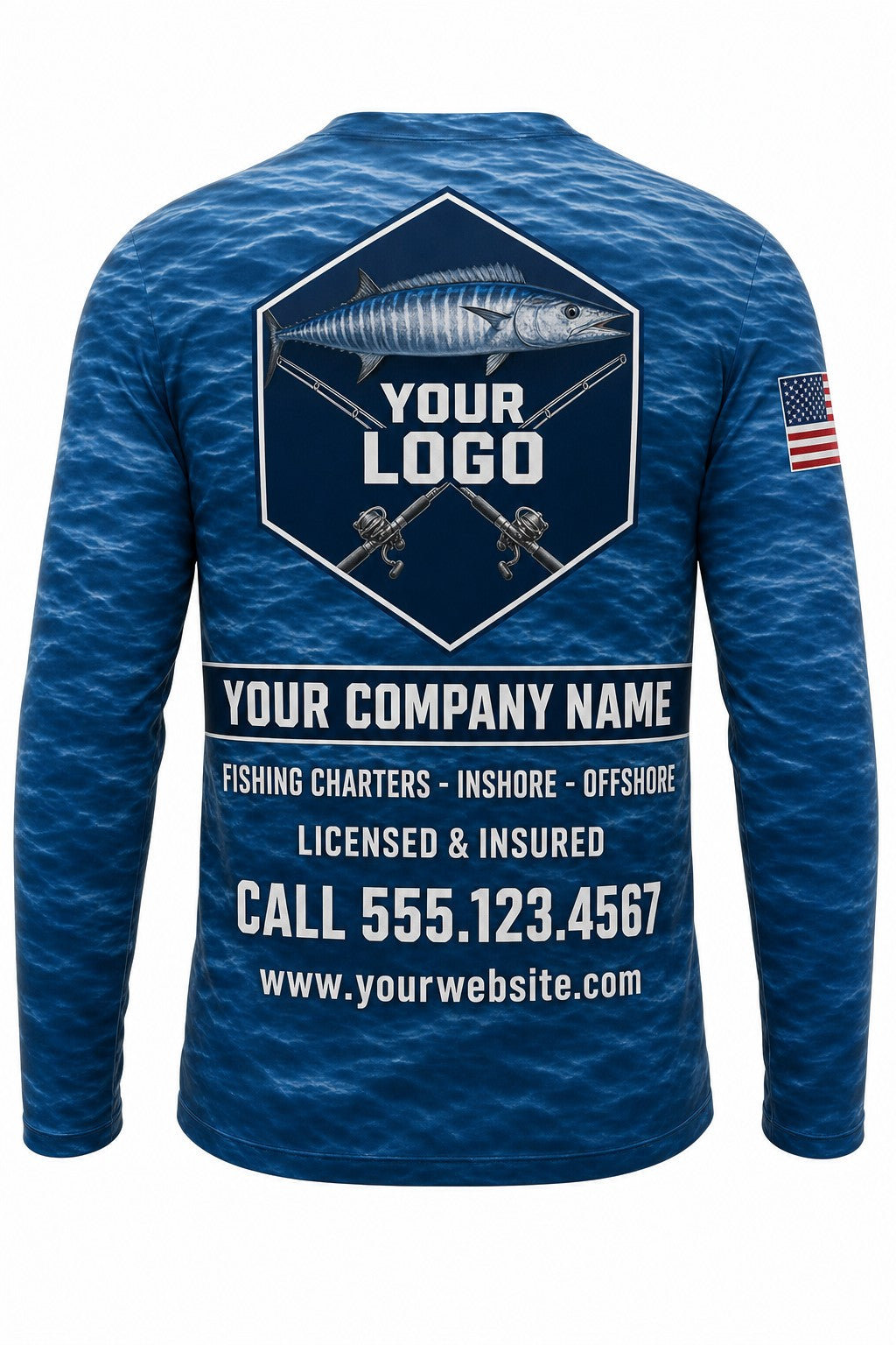 Wahoo Custom Fishing Team Uniform - custom crew uniform