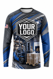 Warehouse Load custom moving & junk removal crew uniform Long Sleeve — front