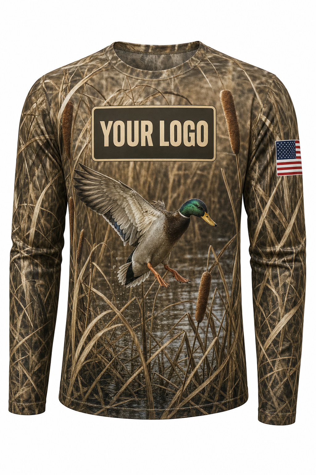 Waterfowl Marsh Mallard Custom Hunting Team Uniform - custom crew uniform